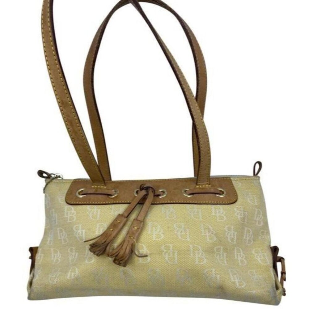 Dooney & Bourke Yellow and Brown Shoulder Bag
